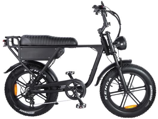 OUXI Ouxi C63 E-bike, 250Watt motorvermogen, topsnelheid 25 km/u, 20 inch banden