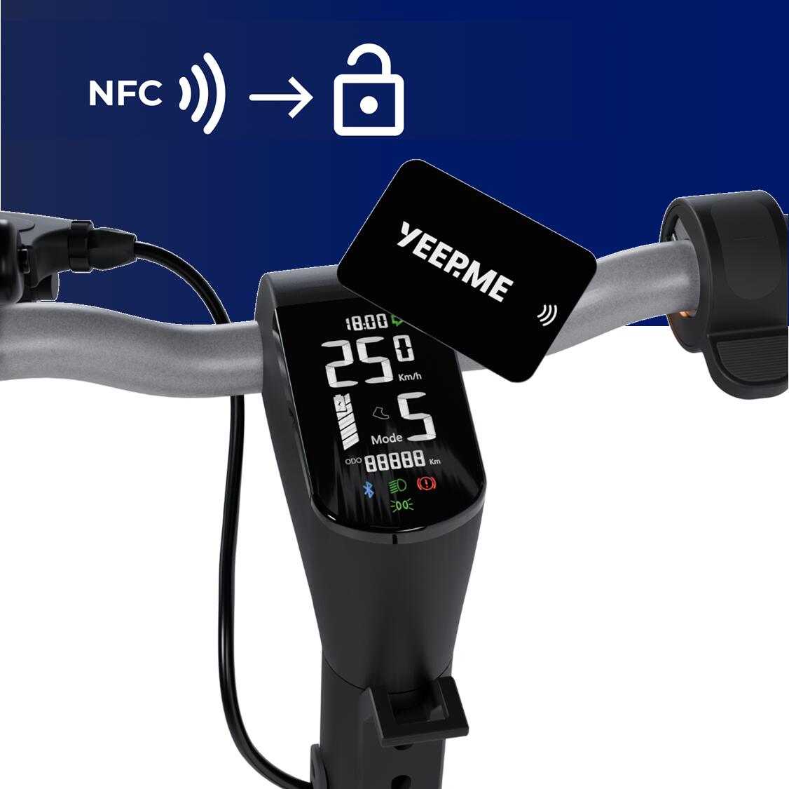 120a Trottinette Électrique Pliable Adulte 650W 12" 374Wh 40km NFC Gar 5 ans 4/6