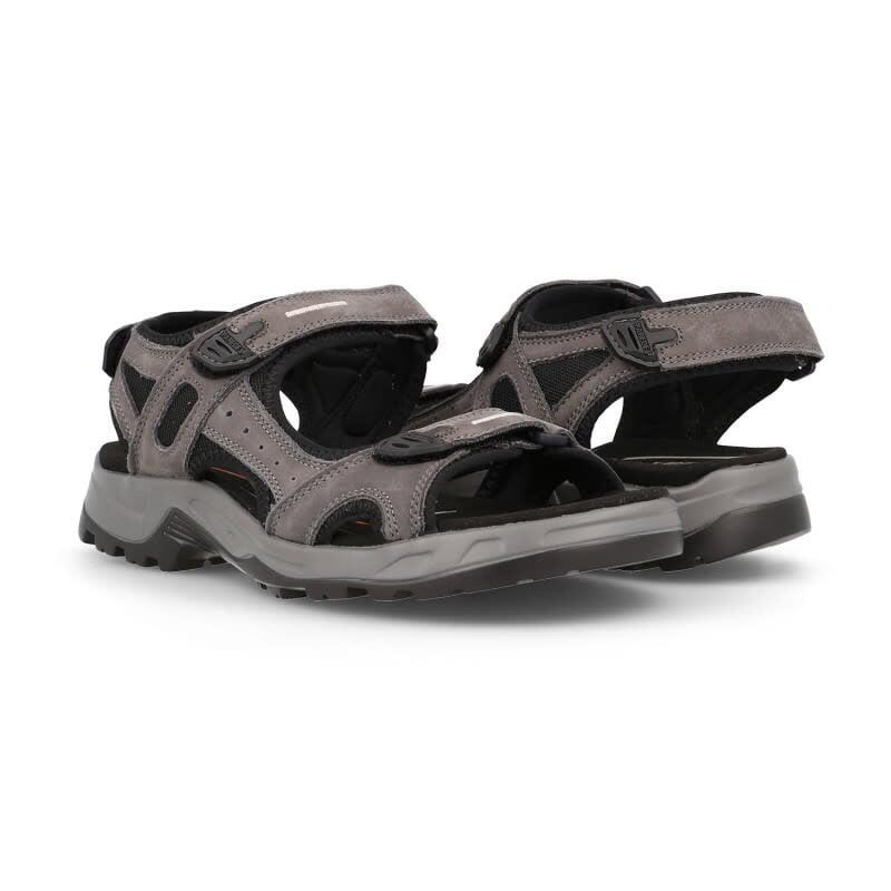 Sandals - Outdoor - Men - Lightweight leather sandals - Aral - Grey 3/5