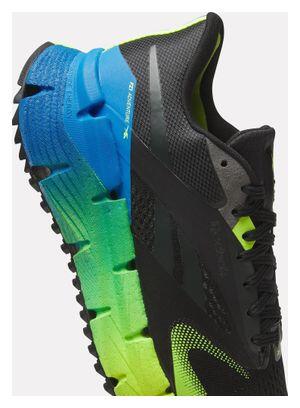 Zapatillas Reebok FloatZig Adventure 1 Trail Running Negro / Amarillo / Azul 6/7