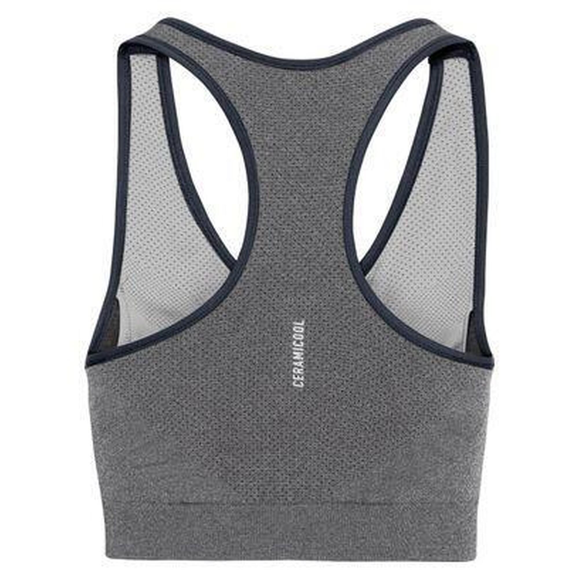 Brassière Odlo Seamless Medium Ceramicool Gris Femme