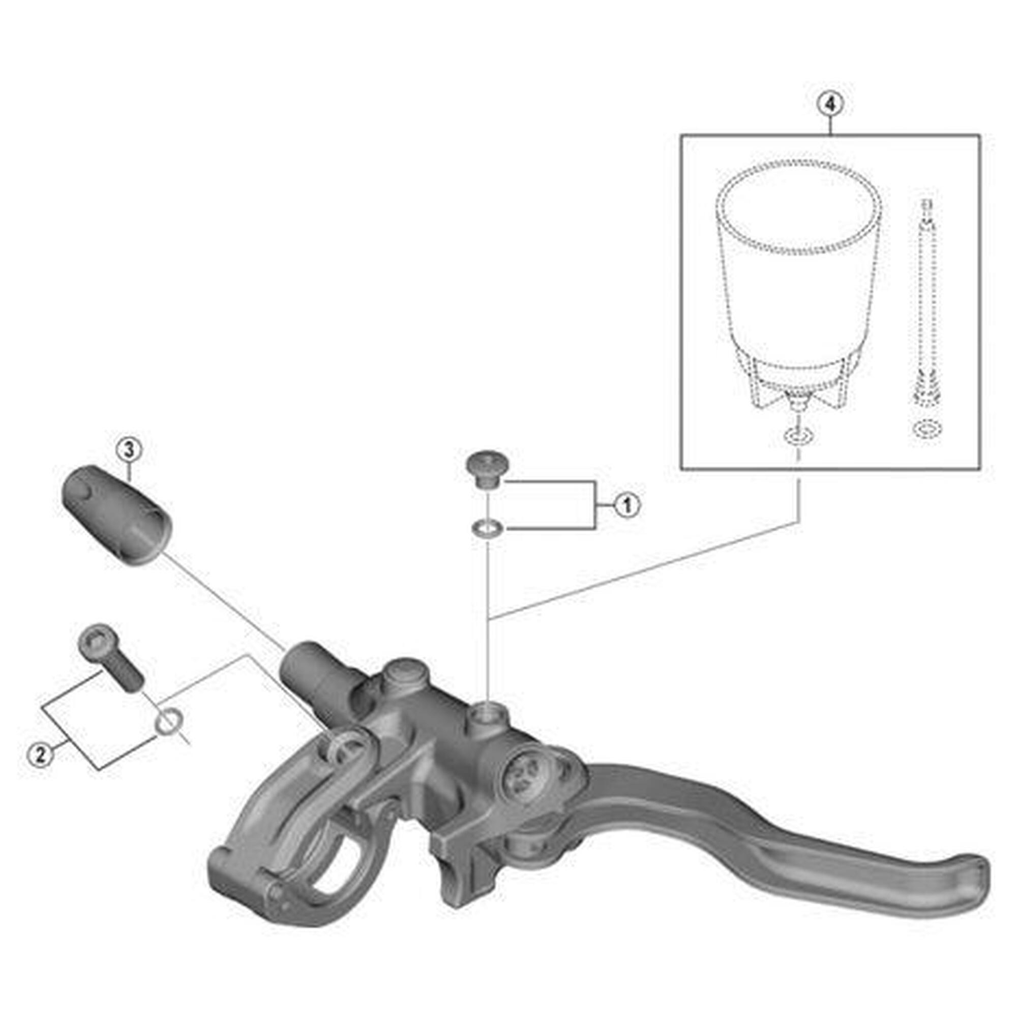 Levier de Frein Gauche Shimano BL-M4100