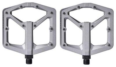 Paar crankbrothers stamp 3 grijs magnesium pedalen