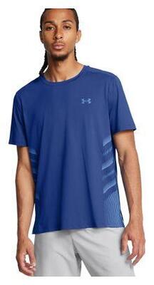 Under armour launch elite blue men's jersey met korte mouwen