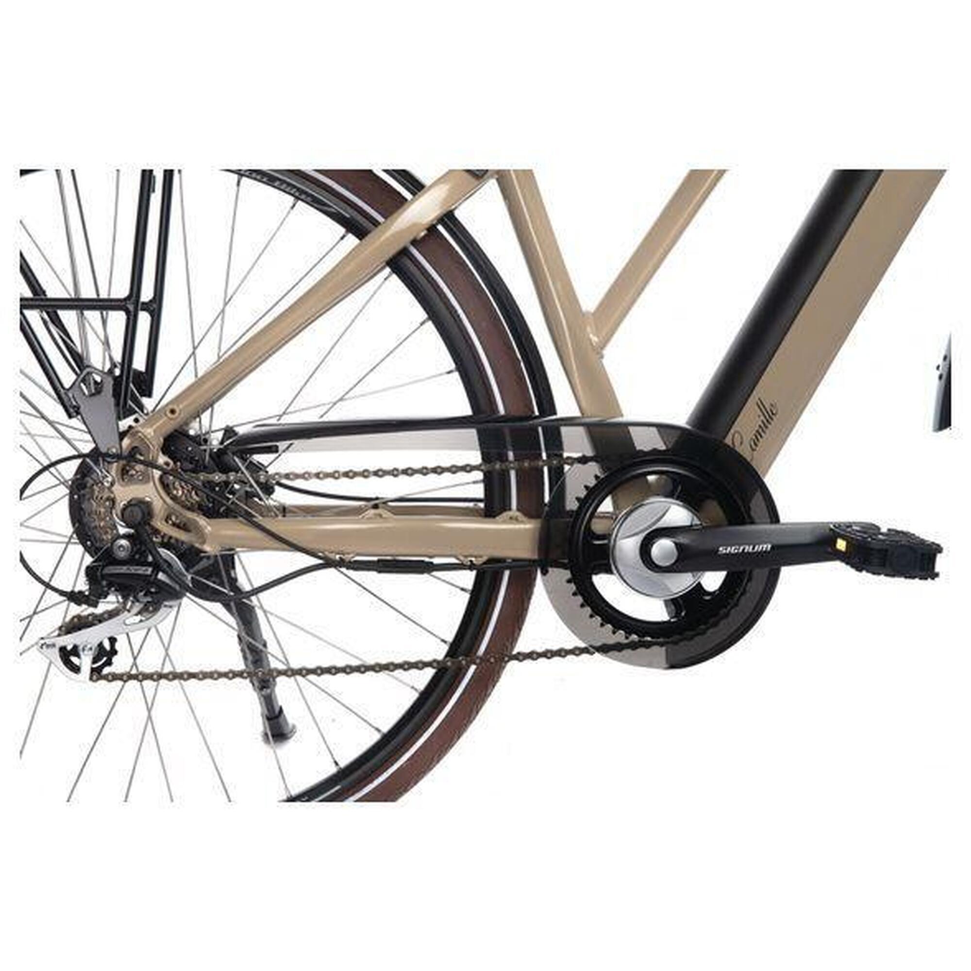 Vélo de Ville Électrique Bicyklet Camille Shimano Acera/Altus 8V 504 Wh 700 mm B