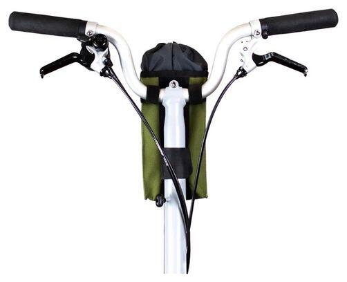 Borsa per manubrio Restrap City per bici pieghevole verde oliva 3/5