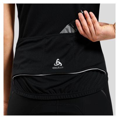 Maillot Manches Courtes Femme Odlo Essentials 1/2 Zip Noir 7/7