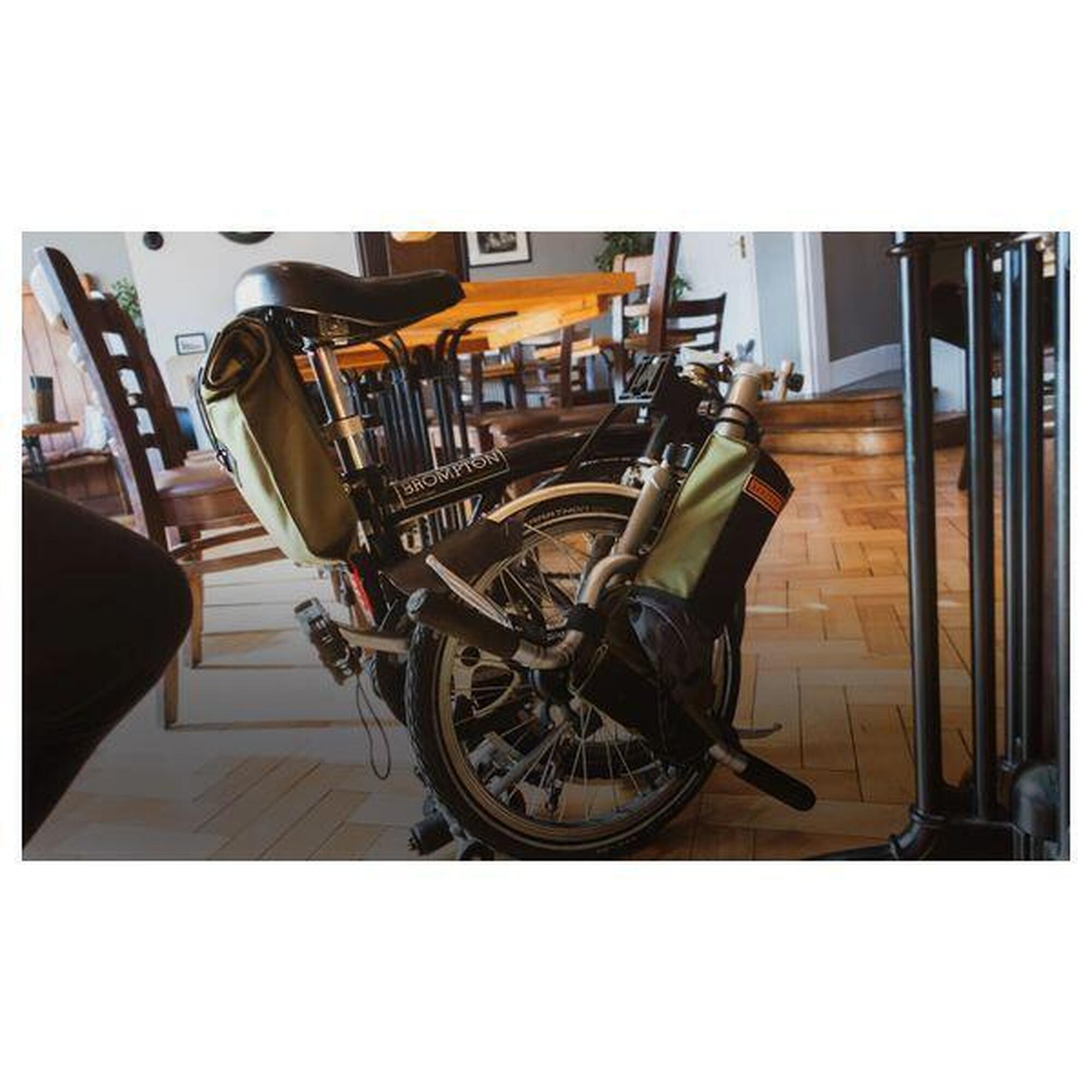 Sacoche de Guidon pour Vélo Pliant Restrap City Stem Bag Vert Olive
