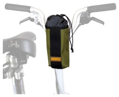 Borsa per manubrio Restrap City per bici pieghevole verde oliva