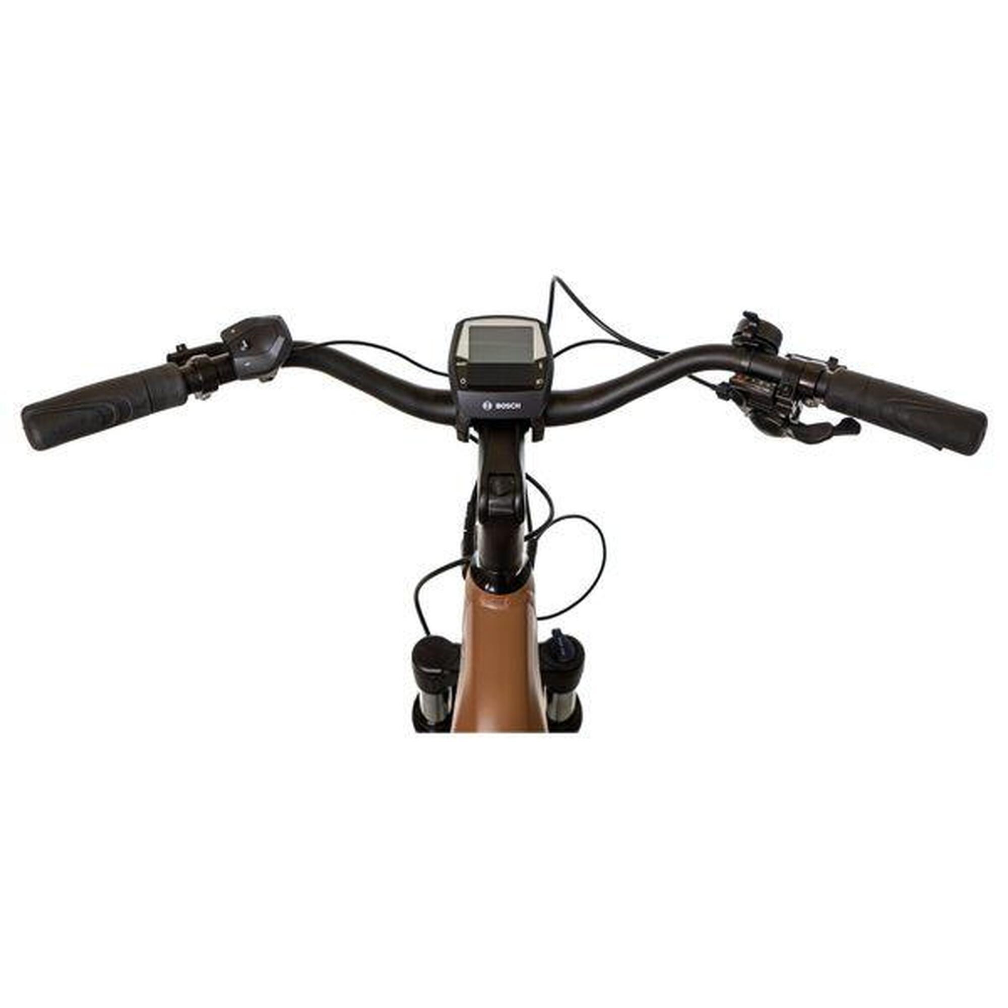 Vélo de Ville Électrique Bicyklet Victoire Shimano Alivio 9V 400 Wh 700 mm Marro
