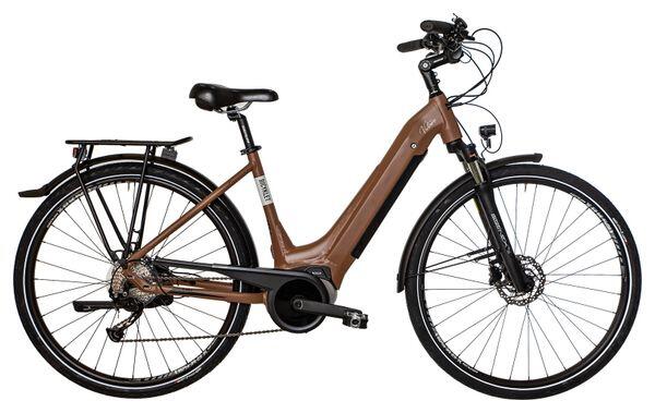 BICYKLET Bicyklet Victoire Elektrische Stadsfiets Shimano Alivio 9S 400 Wh 700 mm Bruin