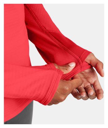Haut thermique 1/2 Zip Under Armour Vanish Rouge Femme 3/7