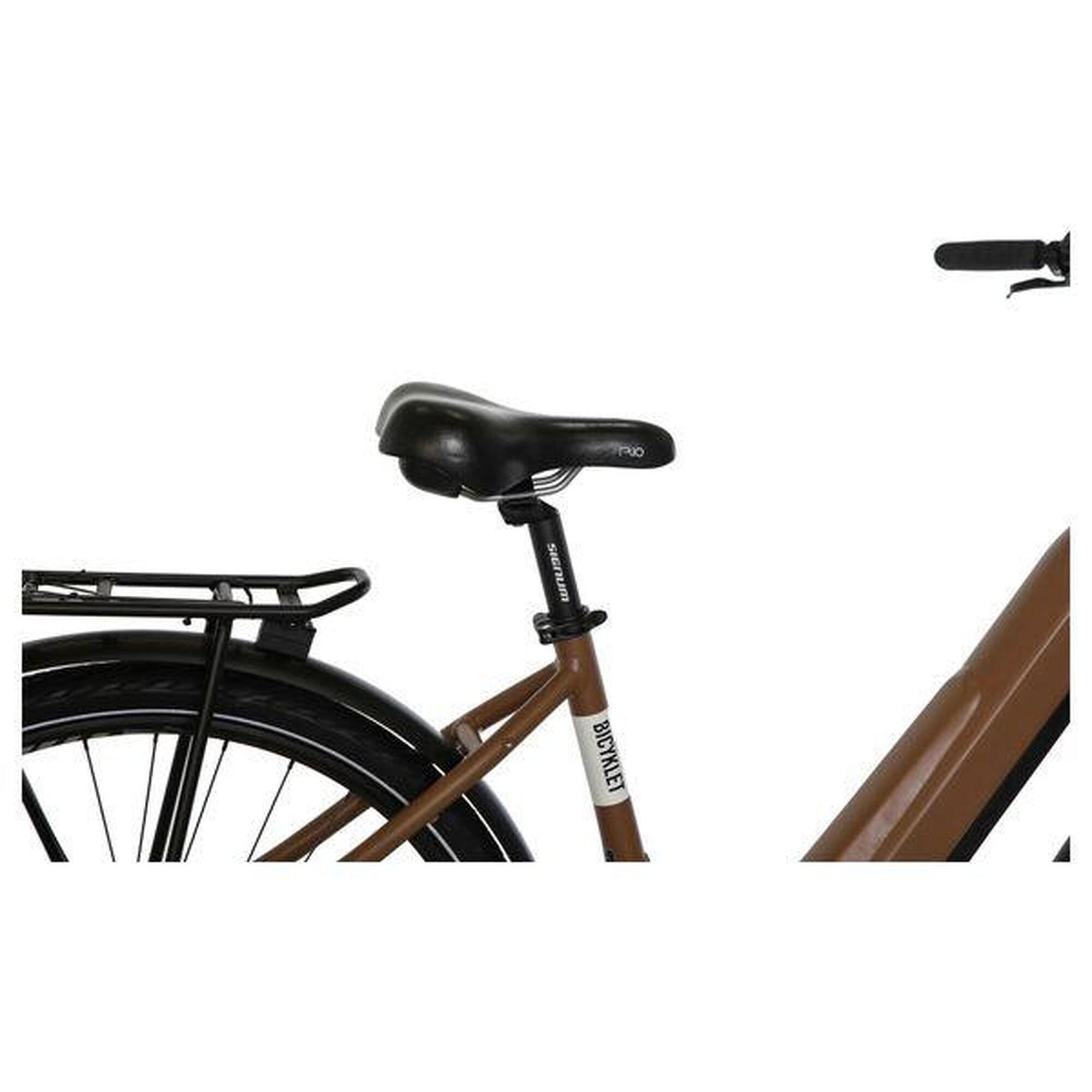 Vélo de Ville Électrique Bicyklet Victoire Shimano Alivio 9V 400 Wh 700 mm Marro