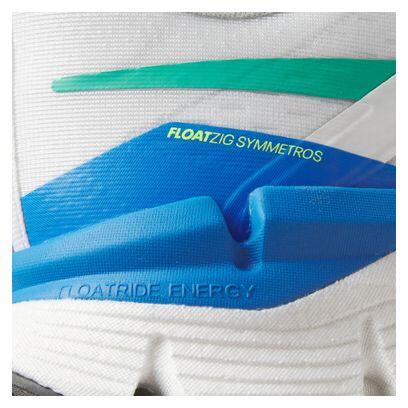 Chaussures Running Reebok FloatZig Symmetros Blanc/Vert/Bleu Homme 7/7