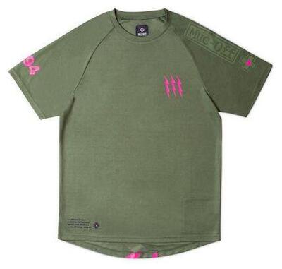 Maglia da motociclista Muc-Off manica corta verde