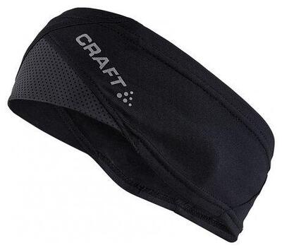 Craft adv lumen fleece hoofdband zwart unisex