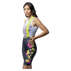 Cuissard à bretelles femme Alé Gris/Multi