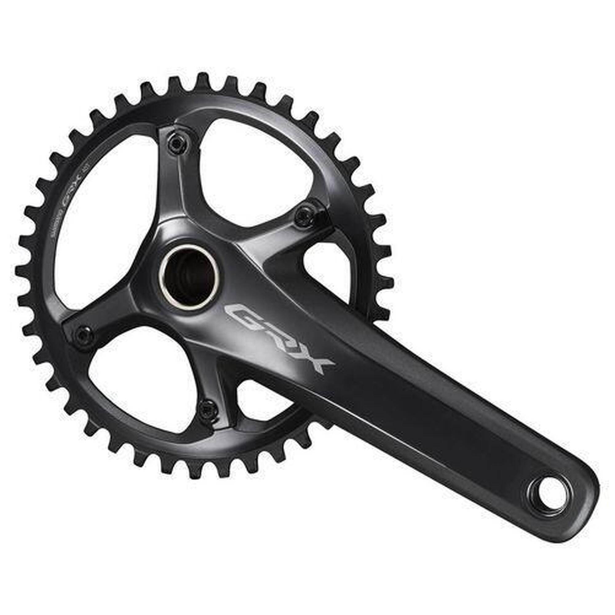Shimano - Pédalier Shimano Grx Fc-rx810-1 11v 40 Dents - Pédalier - Noir - 172,5 Mm - Decathlon