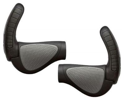 ERGON Griffe mit Lenkerende für GripShift GP3 Schwarz