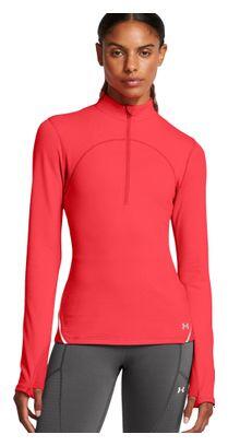 UNDER ARMOUR Thermooberteil 1/2 Zip Under Armour Vanish Rot Damen
