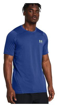 UNDER ARMOUR Under Armour HeatGear Fitted Jersey met korte mouwen Blauw Heren