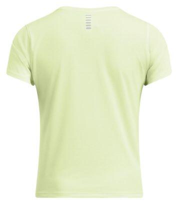 Maillot manches courtes Under Armour Launch Run Vert Femme 2/5