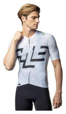 Alé multiverso short sleeve jersey white