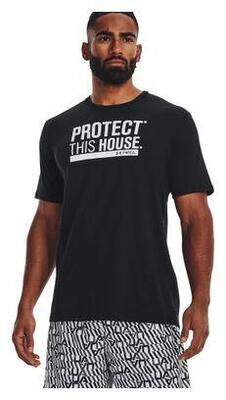 Under armour protect this house zwart heren t-shirt