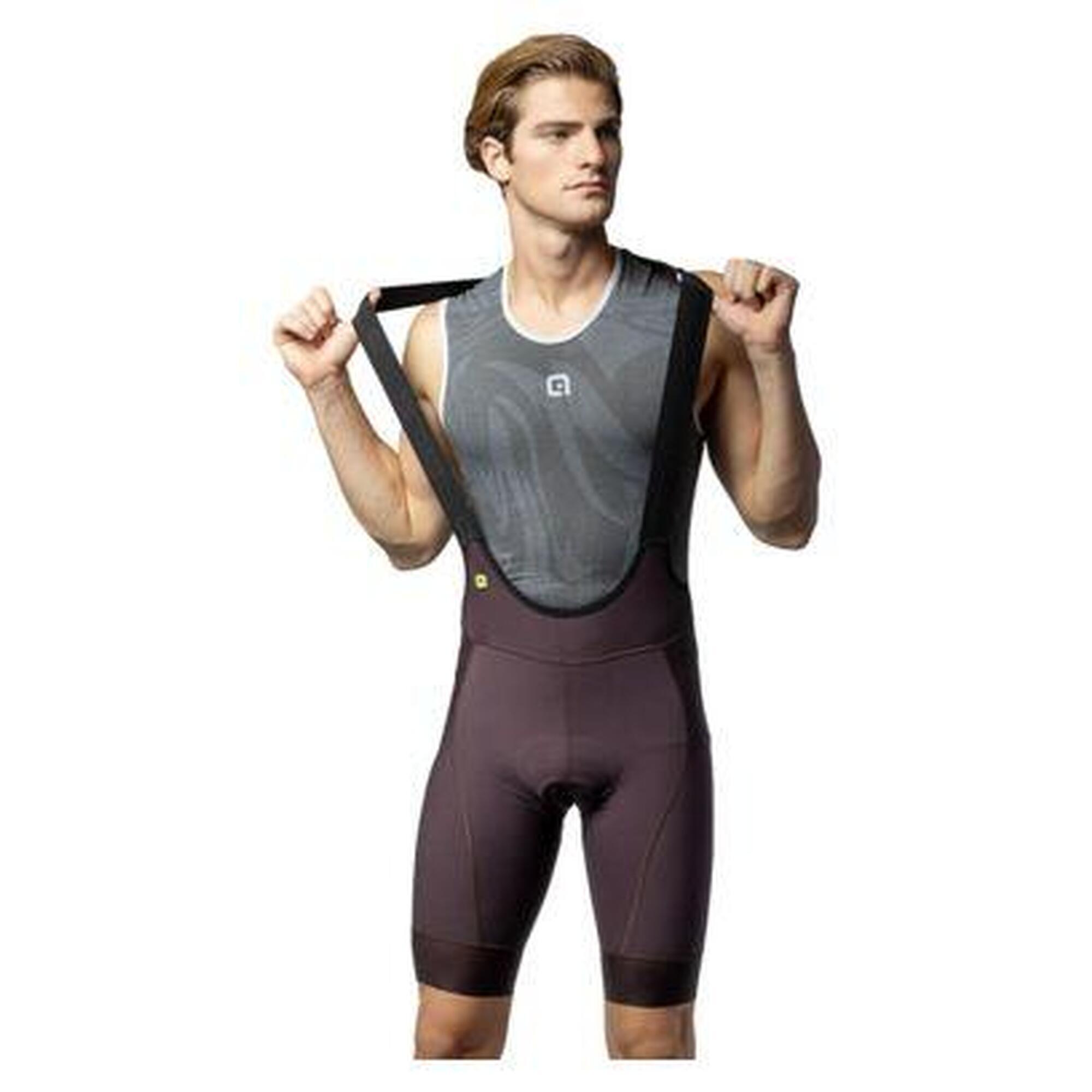 Alé Cycling - Cuissard À Bretelles Alé Magic Colour Marron - Cuissard De Vélo - Marron - 48 Xl - Decathlon