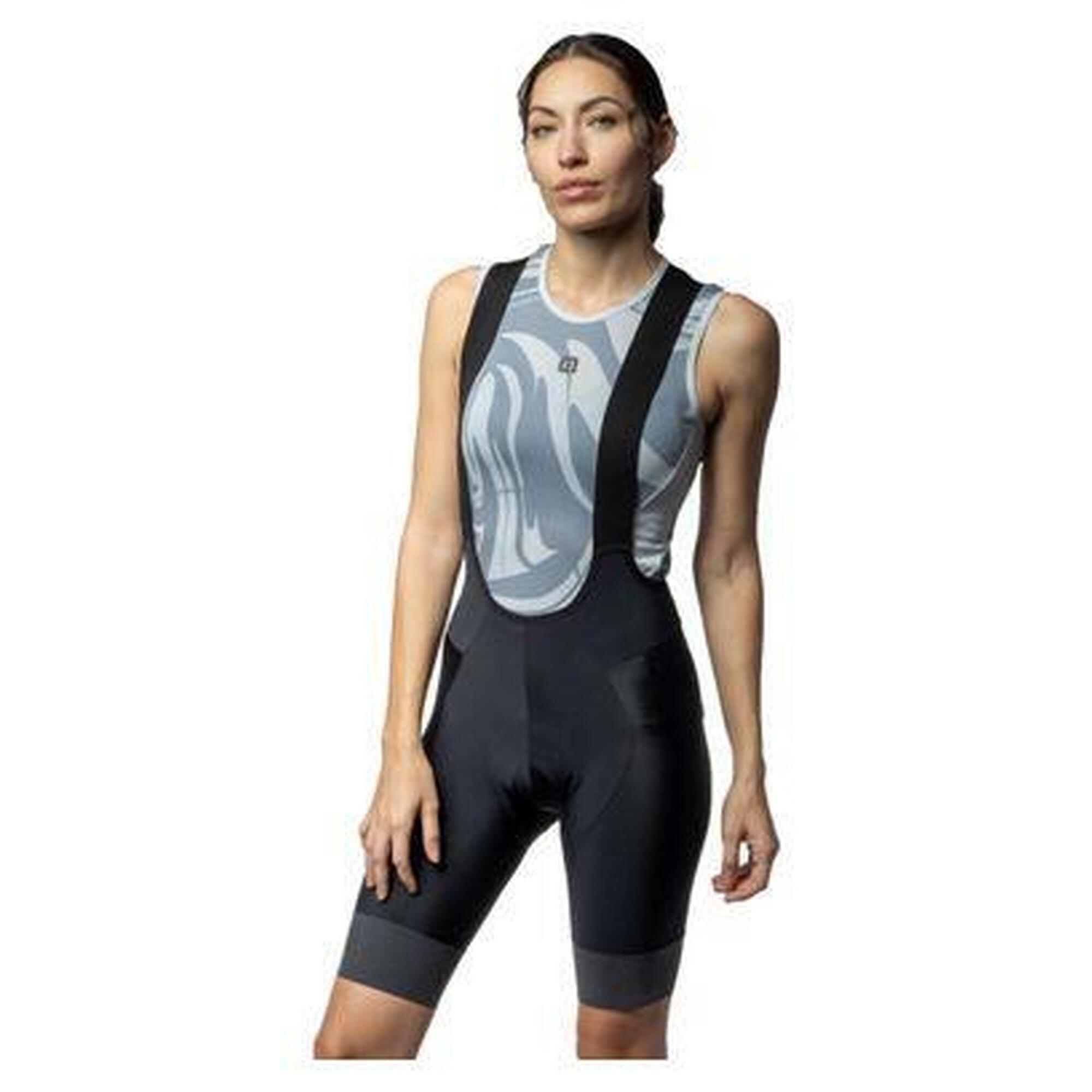 Alé Cycling - Cuissard À Bretelles Femme Alé Gt 2.0 Noir - Cuissard De Vélo - Gris|noir - 44 L - Decathlon
