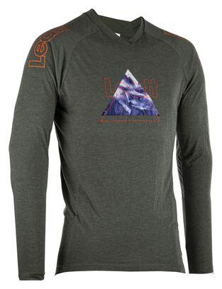 Maglia MTB Gravity 2.0 a maniche lunghe leggera e comoda Verde Uomo