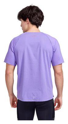T-shirt Craft Pro Trail manga curta sem costuras, violeta, L 2/3