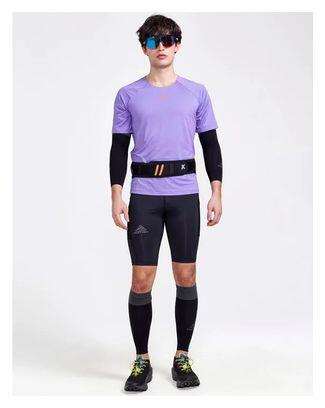 T-shirt Craft Pro Trail manga curta sem costuras, violeta, L 3/3