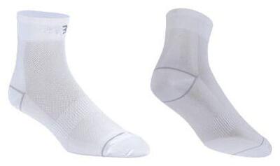 Set van 2 paar combifeet sokken wit