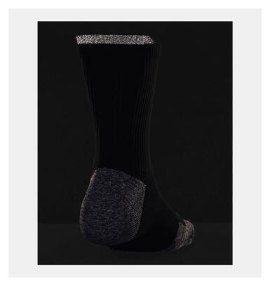 Under Armour ArmourDry Run Cushion Mid-High Socks Black Unisex 2/3