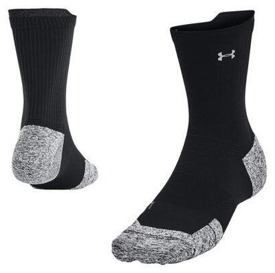 Under armour armourdry run cushion mid-high socks black unisex