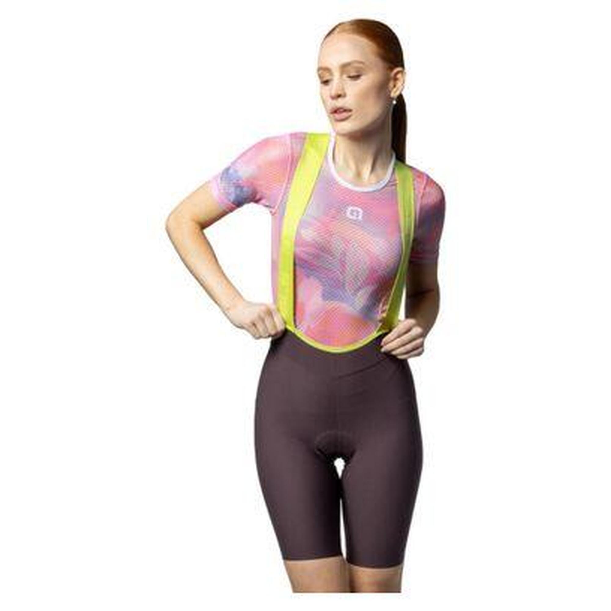 Alé Cycling - Cuissard À Bretelles Femme Alé Master 2.0 Marron - Cuissard De Vélo - Gris|marron|vert - 44 L - Decathlon
