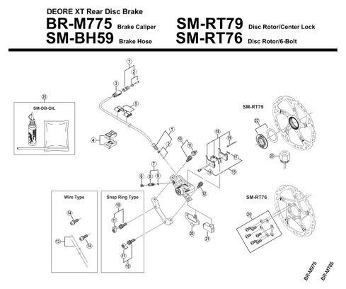 Disco freno Shimano SLX SM-RT76 2/2