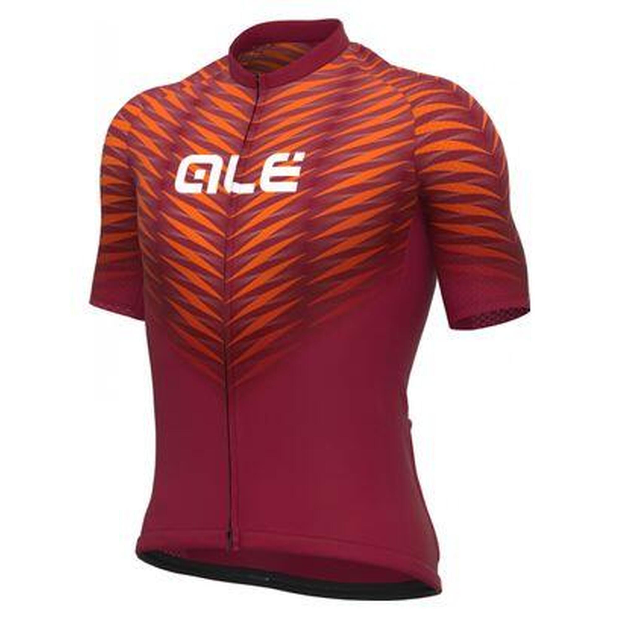 Koszulka rowerowa męska Alé Cycling Solid Thorn S Pomarańczowo-bordowy
