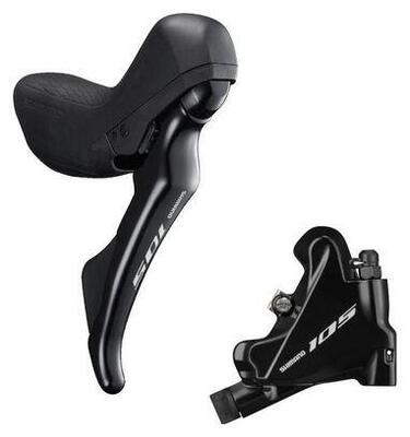 Shimano 105 st-r7020 voorschijfrem hydraulisch 11v (zonder schijf) flat mount