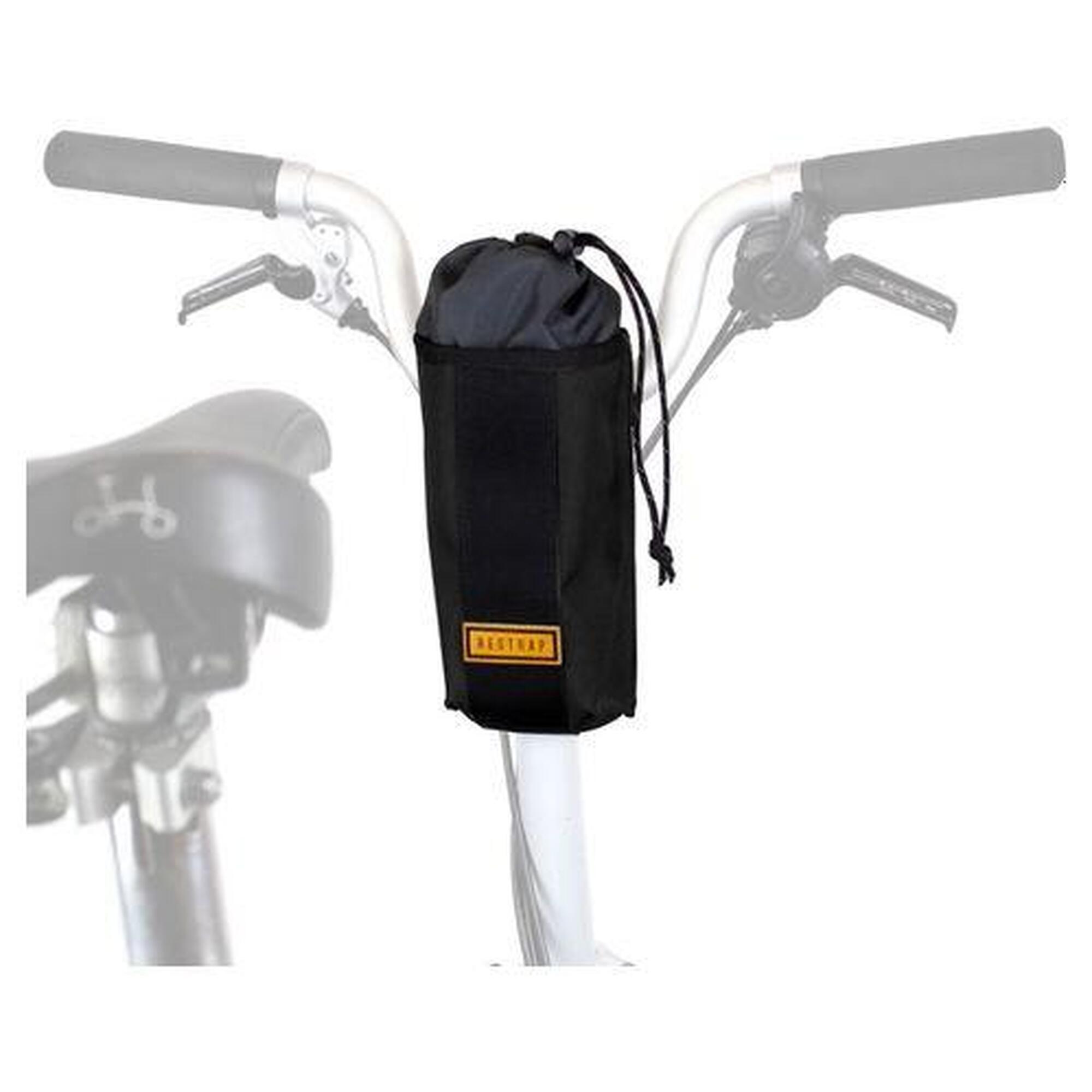 Restrap - Sacoche De Guidon Pour Vélo Pliant Restrap City Stem Bag Noir - Sacoche Vélo - Noir - 1 L - Decathlon