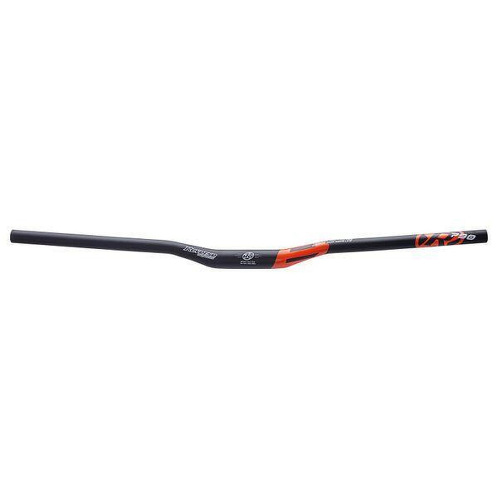 Reverse - Cintre Vtt Reverse Base Rise 18mm 31.8mm 790mm Noir Orange - Cintre - Noir - 31,8 Mm - Decathlon