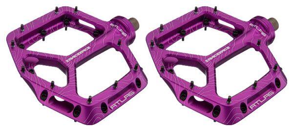 RACE FACE Atlas Race Face Flat Pedal Paar Paars