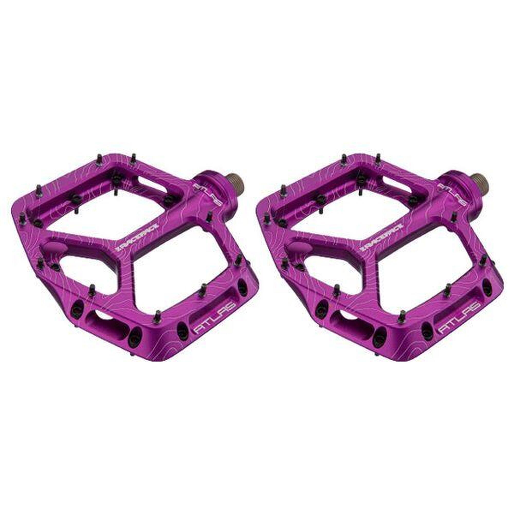 Pedais planos Race Face Atlas Roxo