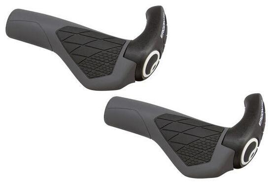 Ergon GS2 Manopole ergonomiche con Bar End Nero