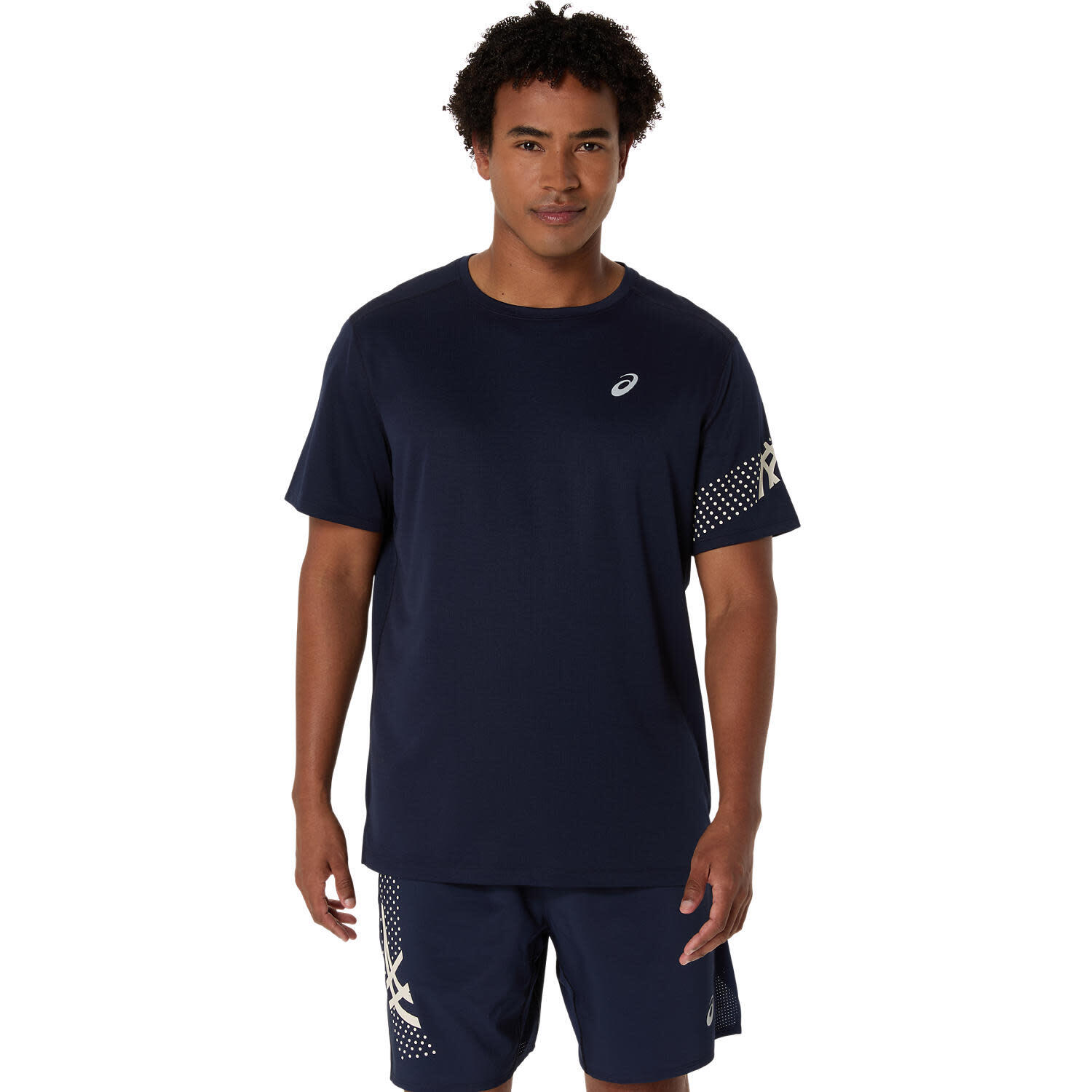 ASICS Camiseta Manga Hombre- ASICS Icon  SS Top - Midnight