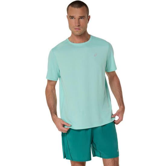 T Shirts Hemden Herren - ASICS Core SS Top - Oasis Green