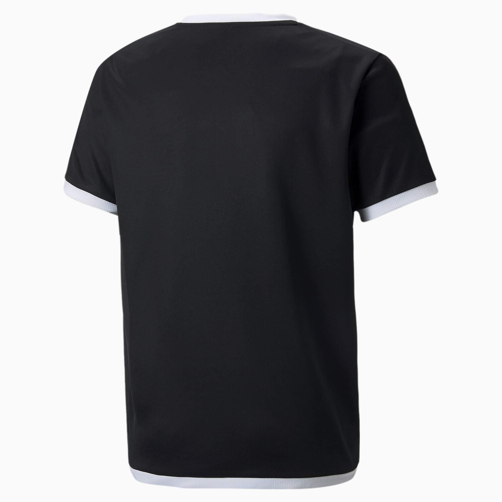 teamLIGA Fußballtrikot Jugendliche PUMA Black White 5/7