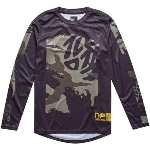 Troy Lee Designs 24.1 Flowline LS Jersey Confined Black