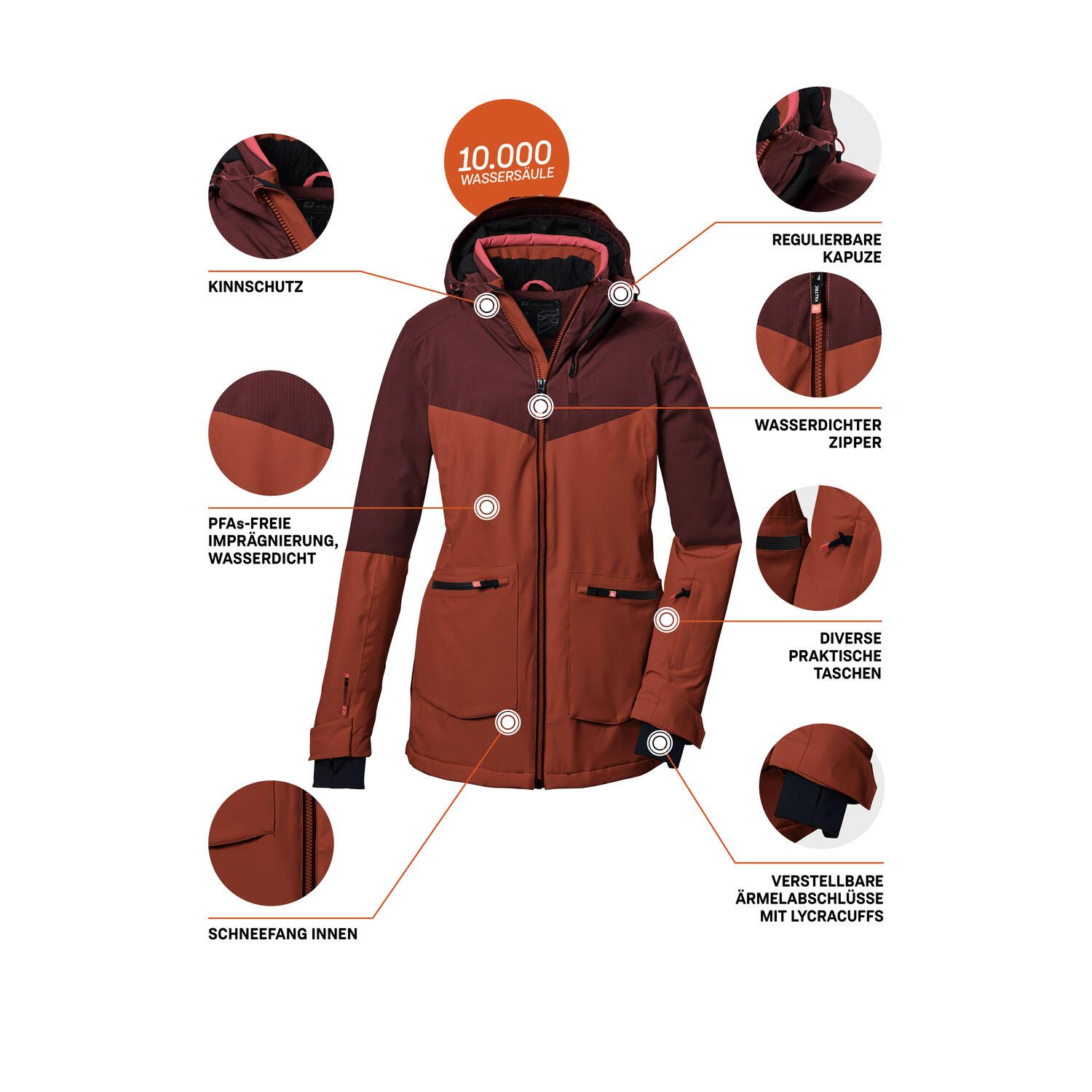 Damen Skijacke KSW 40 WMNJCKT 6/6